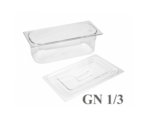 1/3 Δοχεία Polycarbonate Gastronorm GN