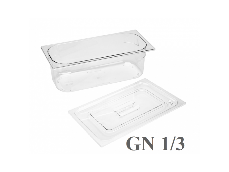 Gastronormbehälter Polycarbonat Größe GN 1/9
