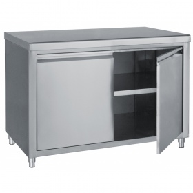 Stainless Steel Storage Cupboard 2 Opening Doors 