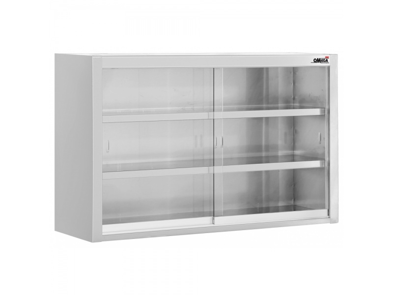 Stainless Steel Body Sliding Glass Door Wall Mounted Cupboard 2