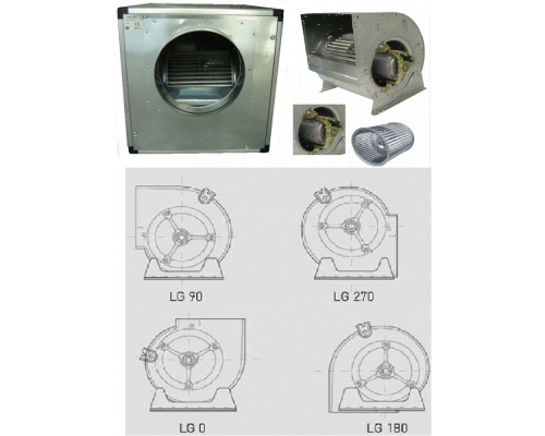 Centrifugal Fans in the Box Soundproof 1400 RPM 4 Pole