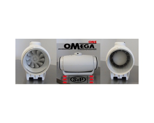 Acoustic Inline Mixed Flow Duct 2 Speed Fans TD SILENT Series 
