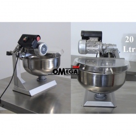 20 Ltr Dough Mixer Classic with Fork Mixer Flour Mixing - Removable Bowl