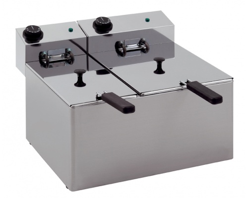 Doppelt Elektro-Friteusen 4 + 8 Ltr EF85 RedFox
