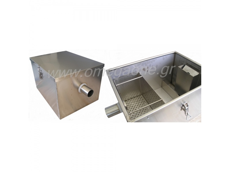 Commercial Catering Grease Trap Stainless Steel Waste Fat Interceptor  Separator