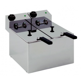 Doppelt Elektro-Friteusen 4+ 4Ltr EF55 RedFox