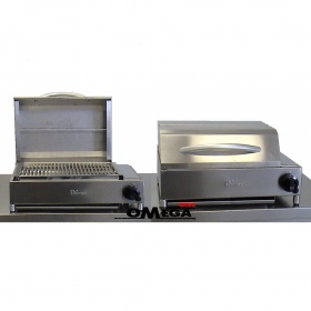 Professional Grill Gas with Burner Cover BIG600 STOCK