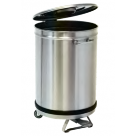 Pedal Bin -Matt Stainless Steel Waste Bin