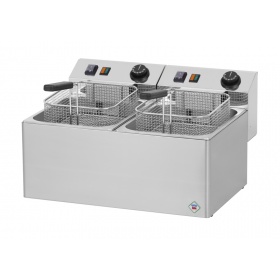Doppelt Elektro-Friteusen 8 + 8 Ltr FE88 RedFox