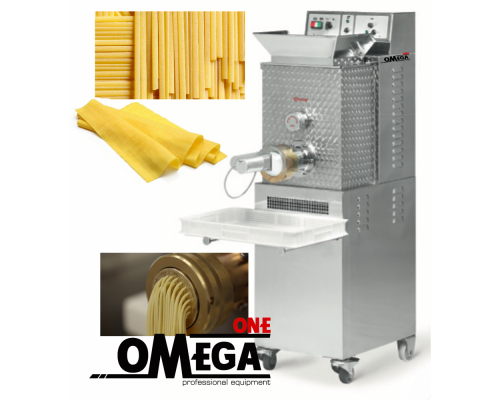 Pasta Machines Only Stainless Steel Body, with Electronic Cutter, Sleeve with Water Cooling Unit, Hopper and Fan TR110/S