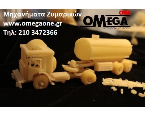Pasta Machines Stainless Steel version, with Electronic Cutter, Sleeve with Cooling Unit and Fan TR95 INOX      