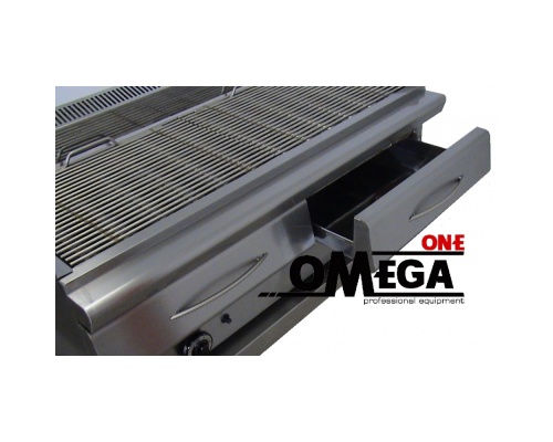 Heavy Duty Gas Vapour Chargrill -2 Burners 1110x530x340 mm
