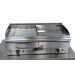 Heavy Duty Gas Vapour Chargrill -1/2 Gas Griddle & 1/2 Gas Grate 1110x550x340 mm