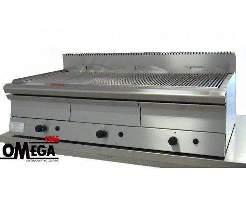 Heavy Duty Gas Vapour Chargrill -3 Burners 1200x700x300 mm
