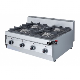 4 Burners -Boiling Top Gas GAS E400 Pilot