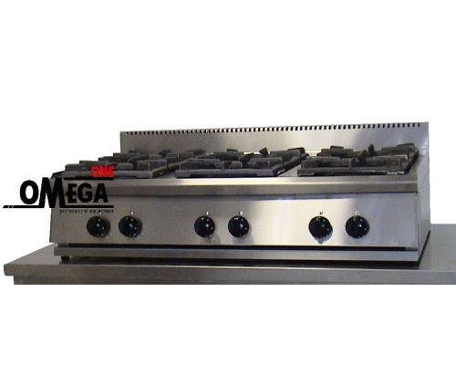 6 Burners -Boiling Top Gas with Thermocouple
