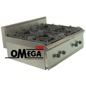 4 Burners -Boiling Top Gas with Pilot 204 Pilot 