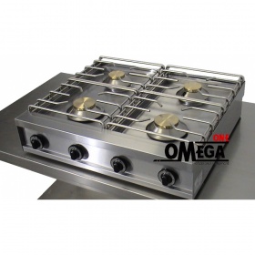 4 Burners -Boiling Top Gas with Pilot 494G85 