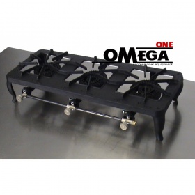 Foker Cast Iron Three Gas Burner Boiling Ring Stove Outdoor 