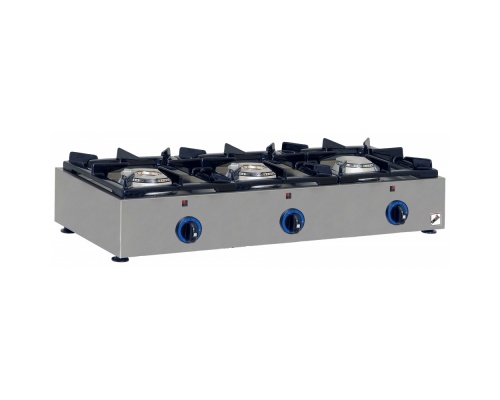 3 Burners -Boiling Top Gas GAS E23 Pilot