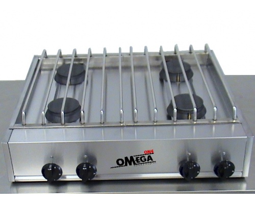 4 Burners -Boiling Top Gas with Pilot 404S PILOT 