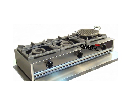 3 Burners -Boiling Top Gas 