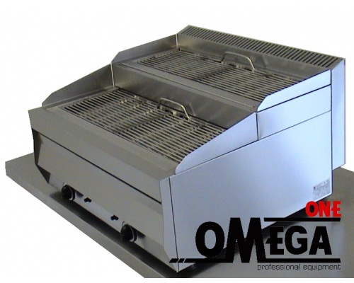 Double Gas Vapour Chargrill 770x700x300/46Υ mm 
