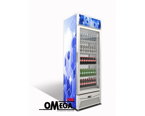 Ψυγείο Αναψυκτικών Μονό Γυάλινη Πόρτα OmegaOne Cool S405