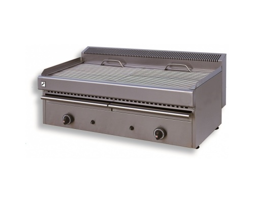 Heavy Duty Gas Vapour Chargrill -2 Burners 100x510x430 mm 