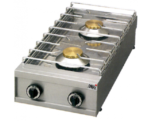 2 Burners -Boiling Top Gas with Pilot 