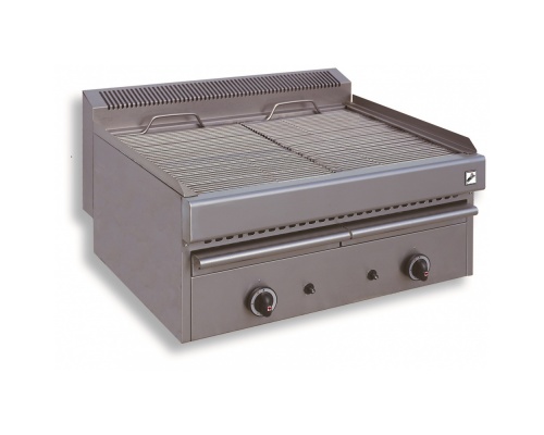 Heavy Duty Gas Vapour Chargrill -2 Burners 770x630x430 mm
