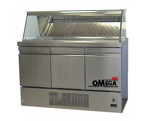 Refrigerated Fish Display Counter with Keepers 