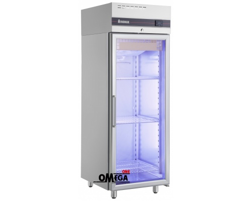 Ψυγείο Θάλαμος Συντήρηση με 1 Γυάλινη Πόρτα 654 Ltr διαστ.720×910×2100 mm 