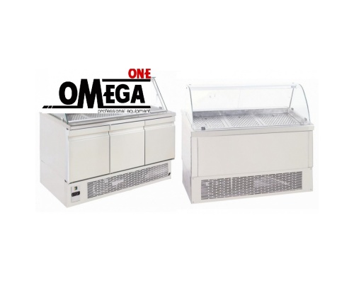 Refrigerated Fish Display Counter with Keepers 1340x700x1200 mm