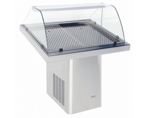 Refrigerated Fish Display Counter with castors 1000x900x1200 mm