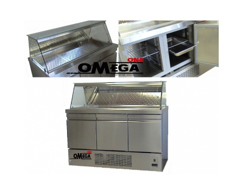 Refrigerated Fish Display Counter with Keepers 