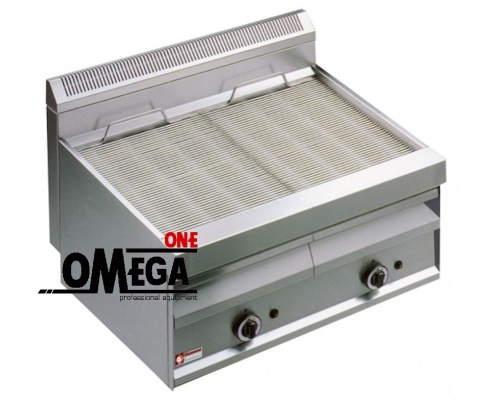 Gas Vapor Grill -2 Heizzonen 800x700xh440/610 mm