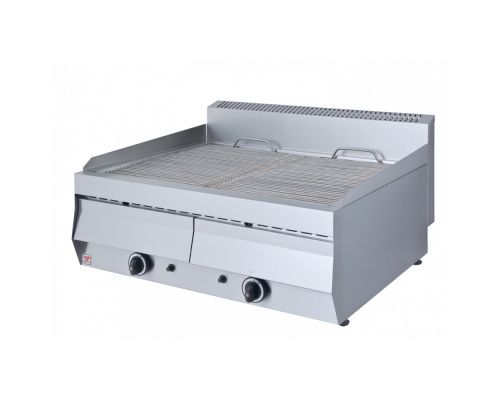 Heavy Duty Gas Vapour Chargrill -2 Burners 765x700x300/460 mm 