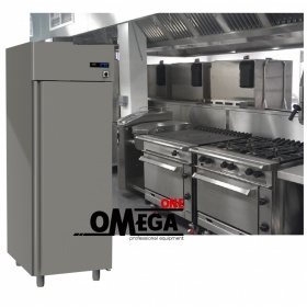 Single Door Cabinet Fridge Stainless Steel 