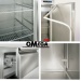 Double Doors Cabinet Fridge Stainless Steel 