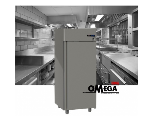 Single Door Cabinet Fridge Stainless Steel 
