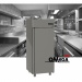Single Door Cabinet Fridge Stainless Steel 