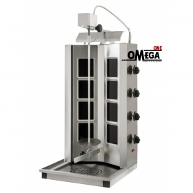 Elektrischer Gyros / Dönergrill 4 Brenner -max. 100 kg NRT8DEK