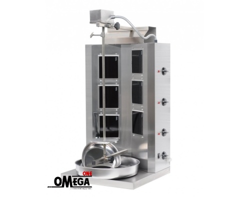 Elektrischer Gyros / Dönergrill 3 Brenner -max. 60 kg VMT906EL