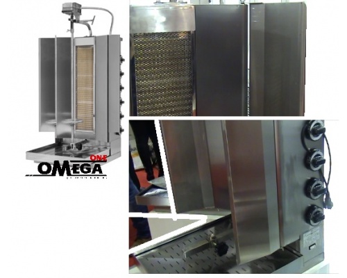 Gas Gyros or Kebab Grills with Doors -max. 60 kg PANGRP60