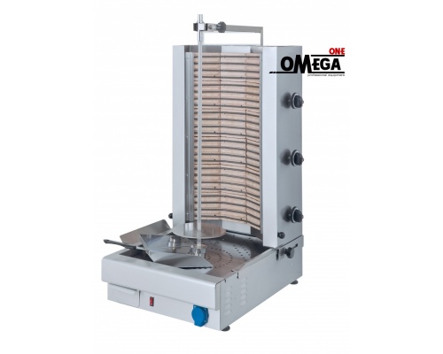 Elektrischer Gyros / Dönergrill 3 Brenner -max. 110 kg NRT3MK