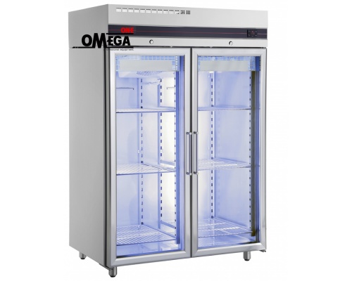 Tiefkühlschrank mit 2 Glastüren 1432 Ltr CFP2144-G