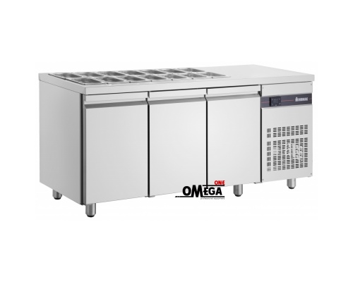 Refrigerated Salad & Pizza Topping Unit dim. 1790x700x870 mm 