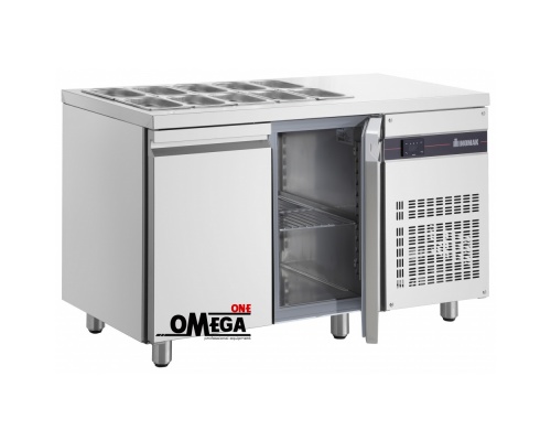 Refrigerated Salad & Pizza Topping Unit dim. 1345x700x875 mm 