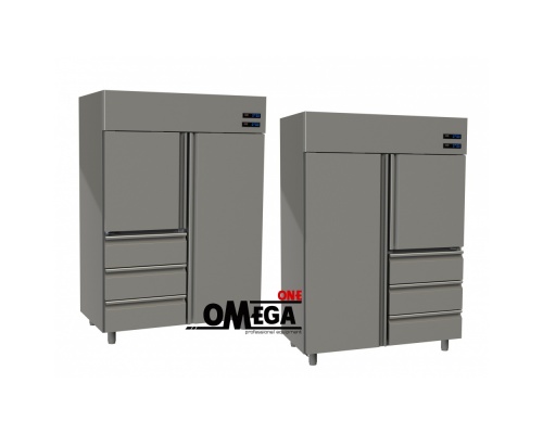Kühlschranks 1315 Ltr 2 Türen 3 Schubladen abmessungen 1420x800x2035 mm 